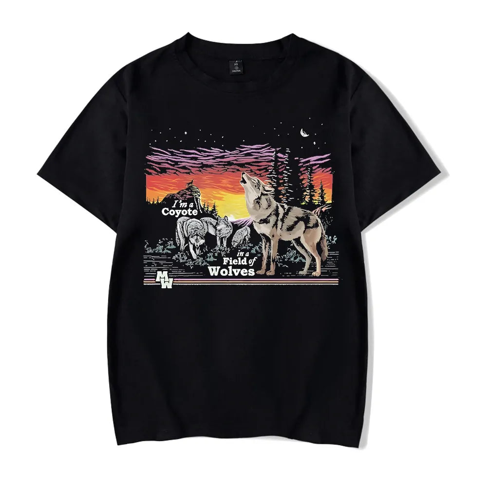 Coyote In A Field of Wolves T-Shirt