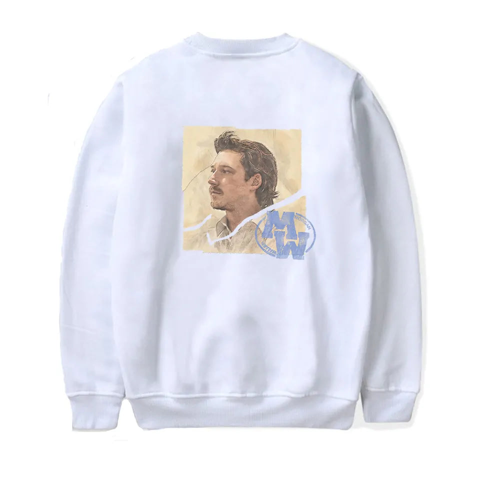 I’M THE PROBLEM PROBLEM ALBUM COVER SWEATSHIRT ‘WHITE’