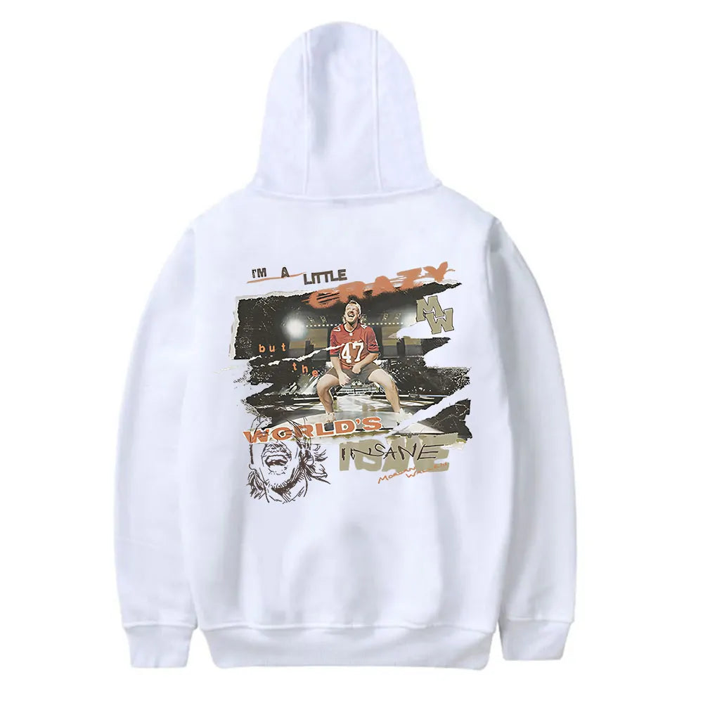 I’m A Little Crazy Hoodie White