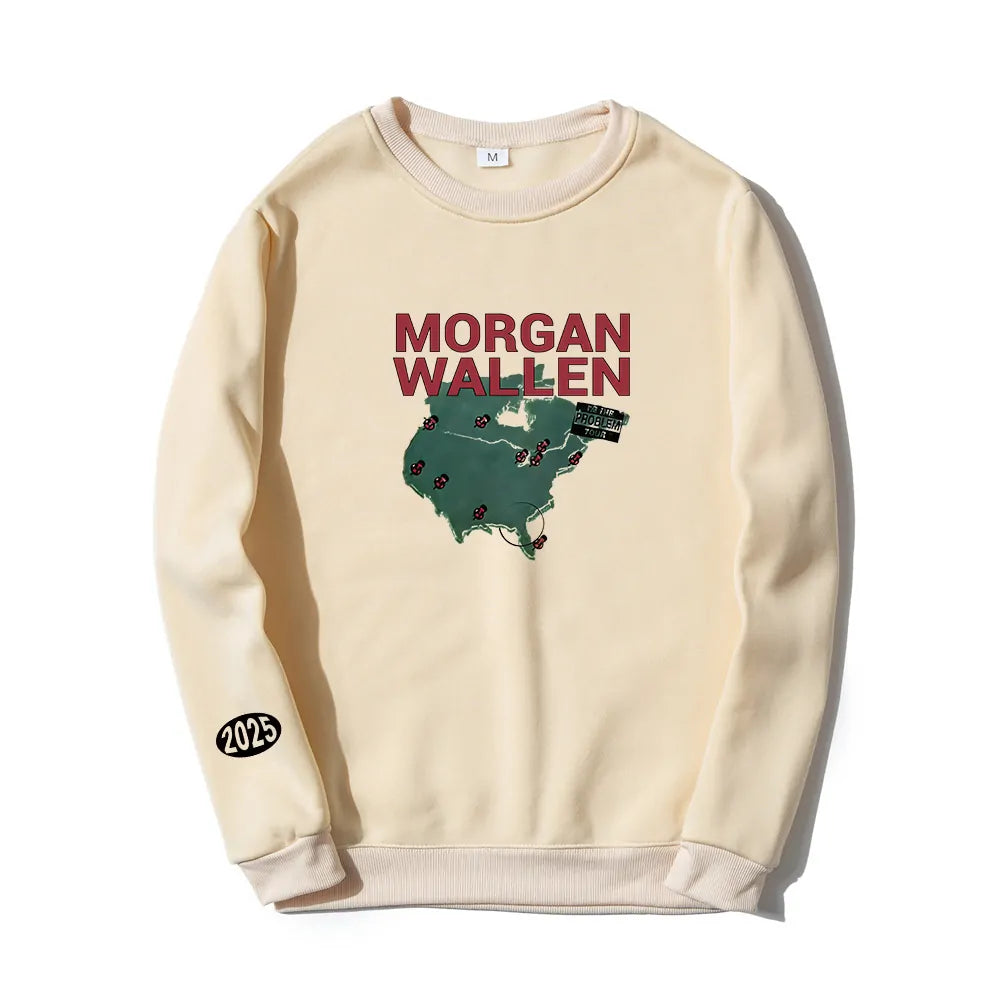 Morgan Wallen North America Tour 2025 Crewneck