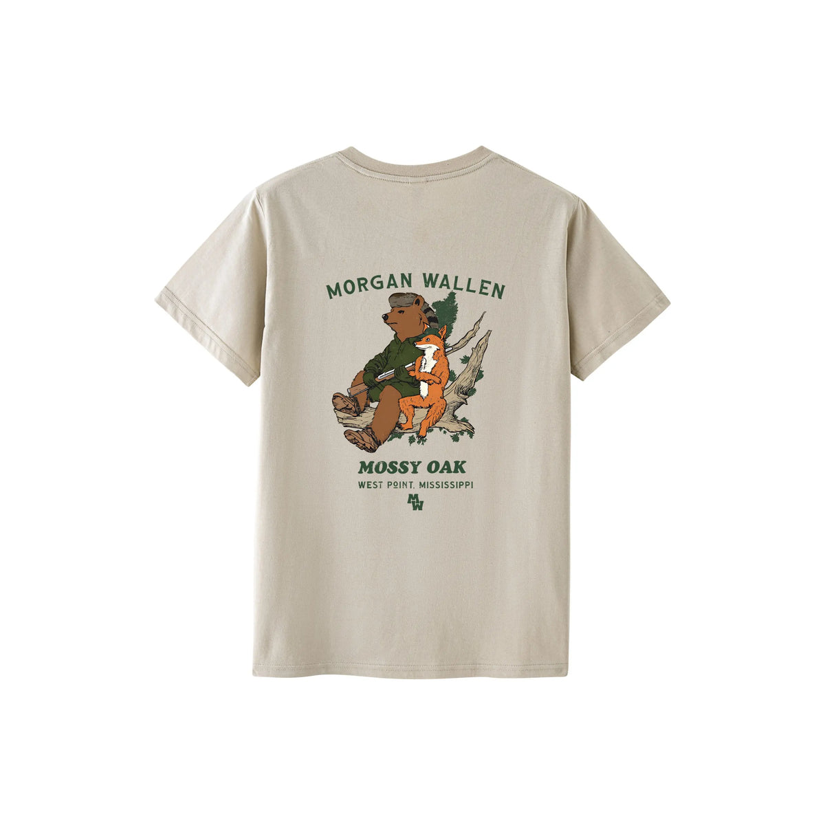 NORRIS BEAR X MOSSY OAK FOX TEE