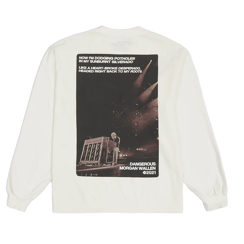 Sand In My Boots Ivory Long Sleeve T-Shirt